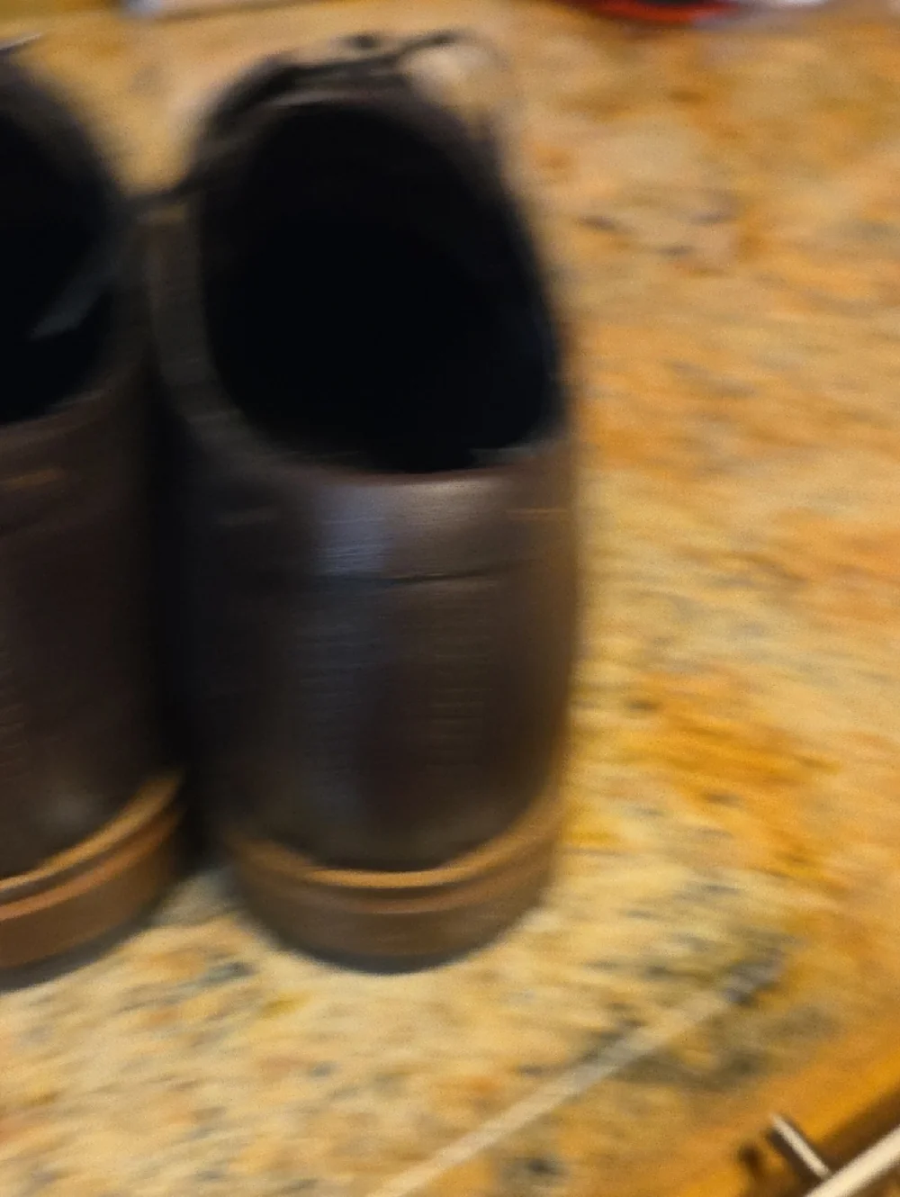 ASOS Dark Brown Leather Derby Shoes Size 8